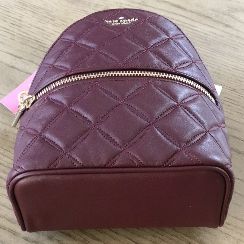 NWT Kate Spade Natalia Mini Convertible Cherrywood - Picture 4 of 8